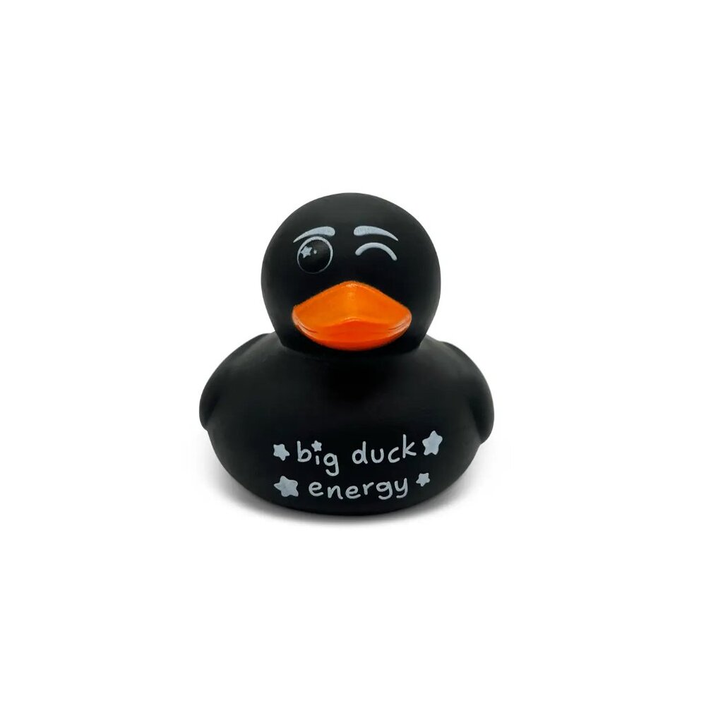 Funny Sassy Rubber Duck Black Set of 6 - Picture 4 of 7